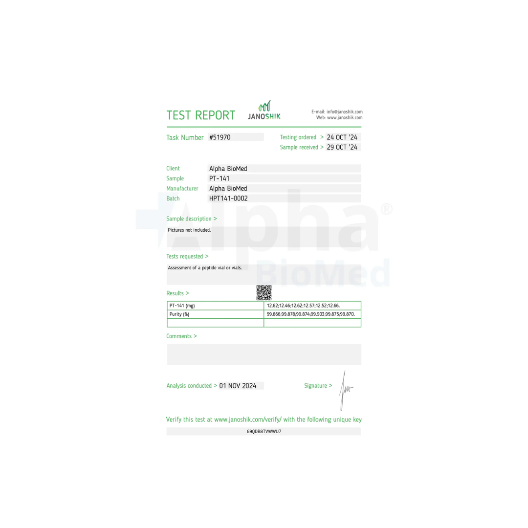 PT-141 (5mg, 10mg) | Bremelanotide